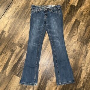 Converse One Star Women's Low-Rise Bootcut Jeans‎ Size 8 Distressed